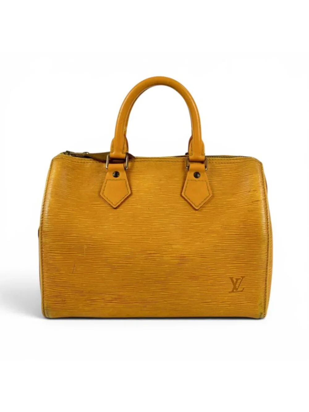 Louis Vuitton Speedy 25 Mini Boston Bag Epi Leather Yellow